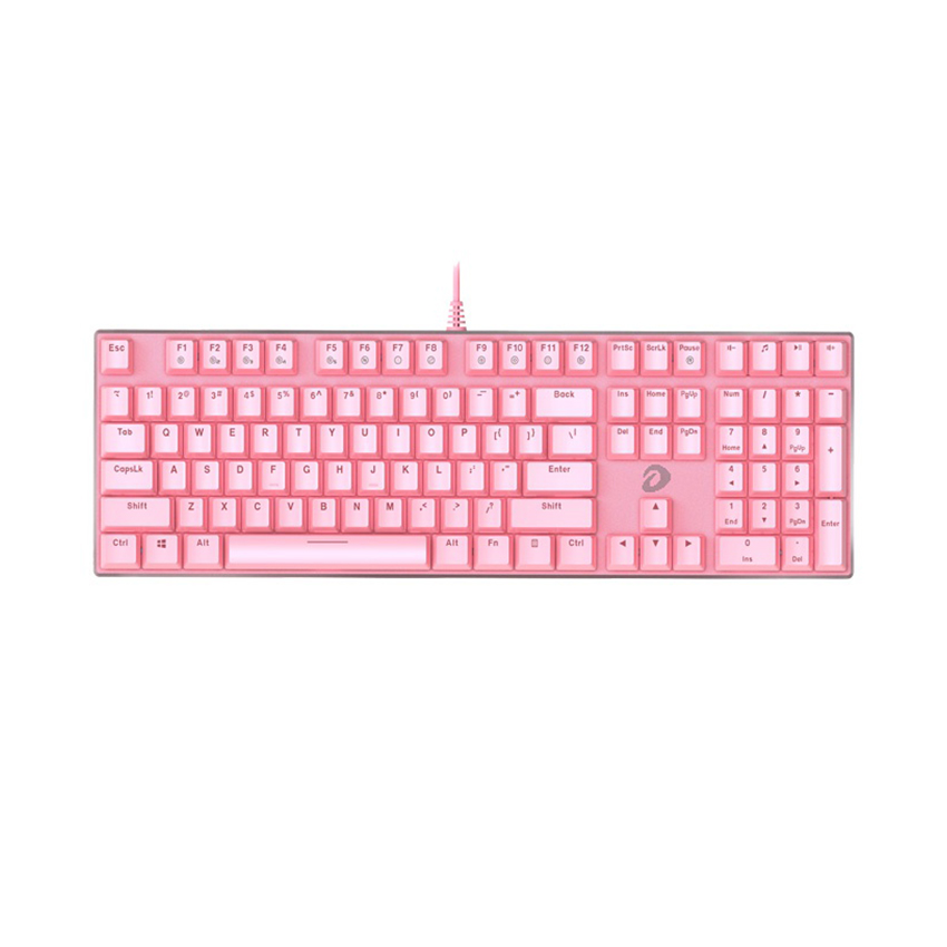 Bàn phím máy tính DARU-EK810 pink-led_pink, blue Swich